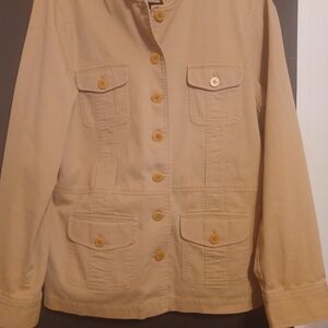 Jones New York Utility Jacket in Tan